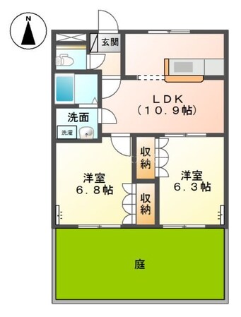 リープクレセントの物件間取画像